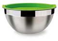 Cucinova Schüsselset Edelstahl 3-teilig, farbige Deckel (1,5 L / 2,5 L / 4 L )
