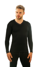 Smart Tex Thermoshirt 2er Set schwarz/weiß Herren, Gr. 3XL in COB
