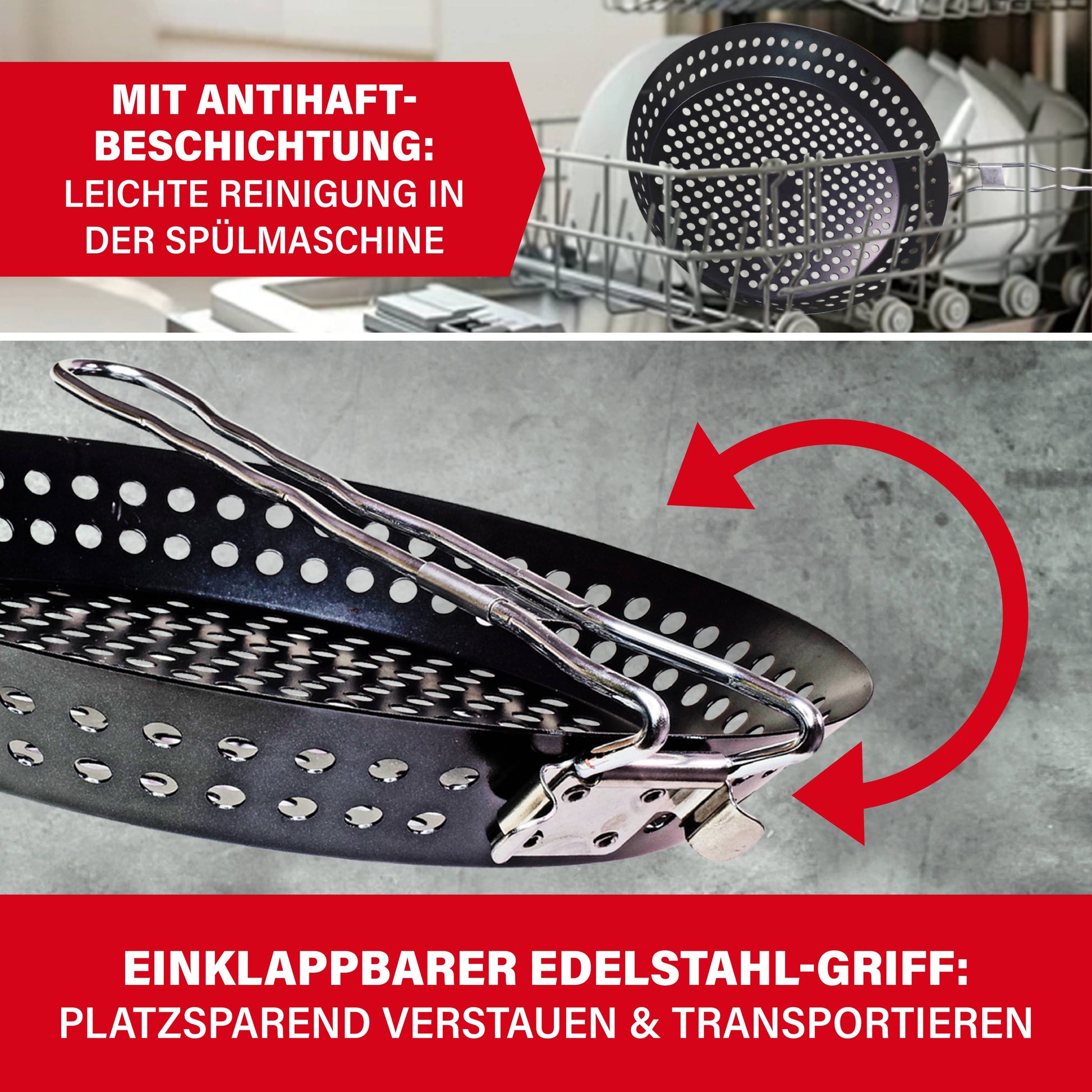 BBQ Boss Grill- und Gemüsepfanne-5