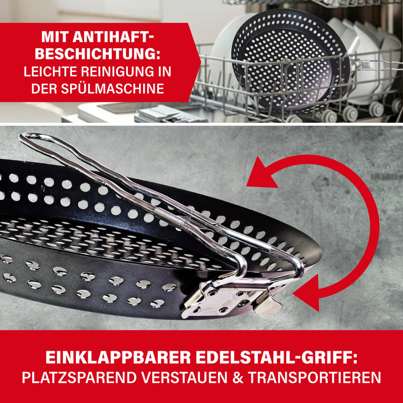 BBQ Boss Grill- und Gemüsepfanne-5