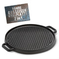 BBQ Boss 2 in 1 Grillplatte rund, 30cm