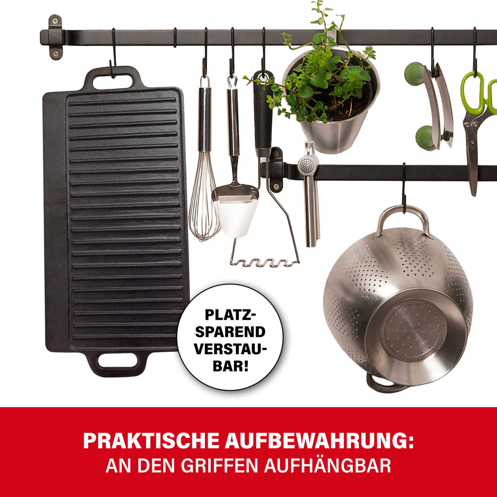 BBQ Boss Gusseisen Grillplatte 2 in 1