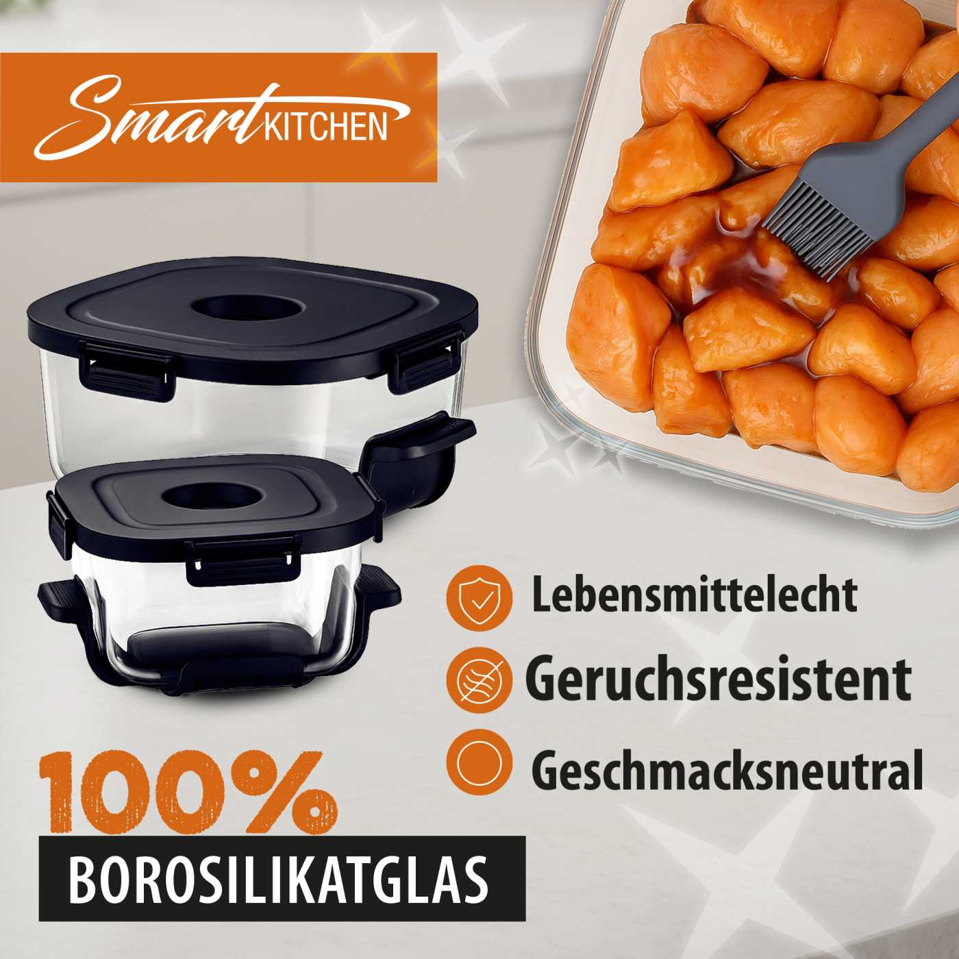 Smart Kitchen 4 in 1 Glass Air Cooker