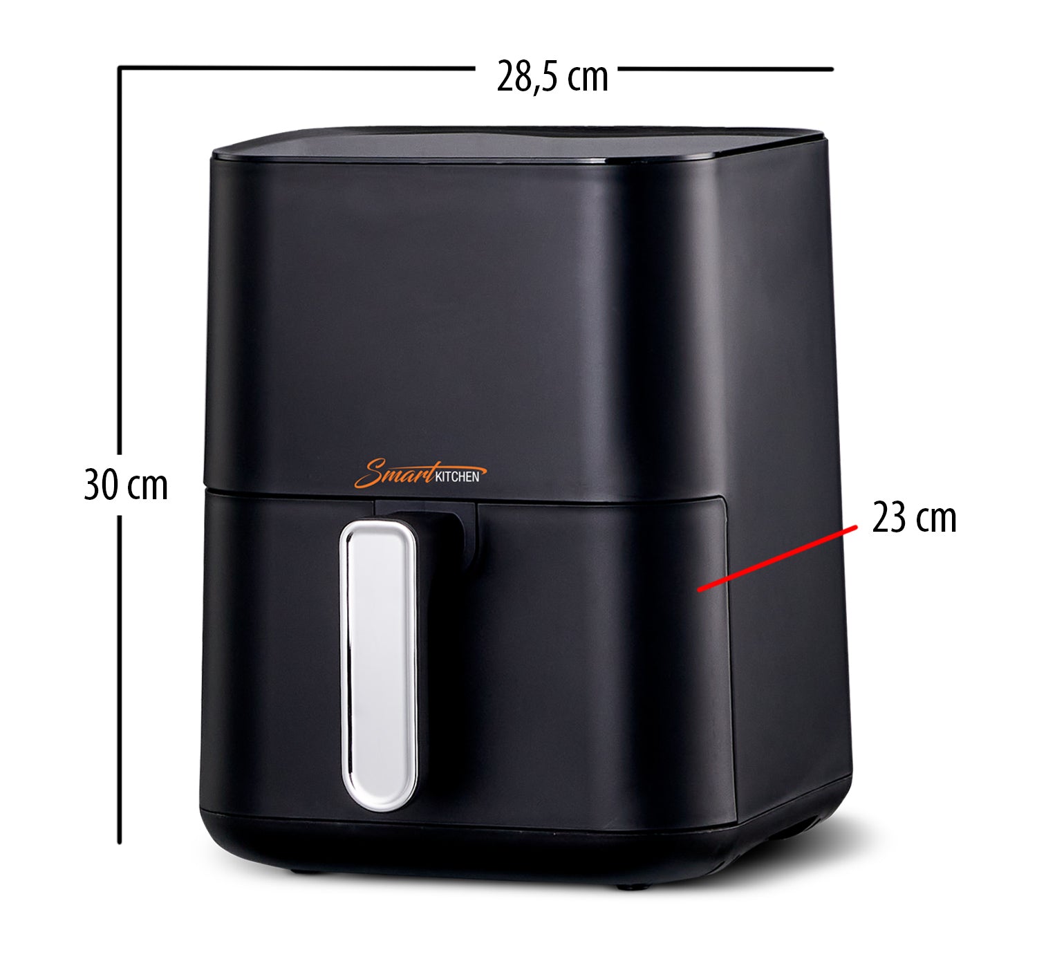 Smart Kittchen Heissluft-Fritteuse, 3,3L, 1200W, digital, Touch-Screen