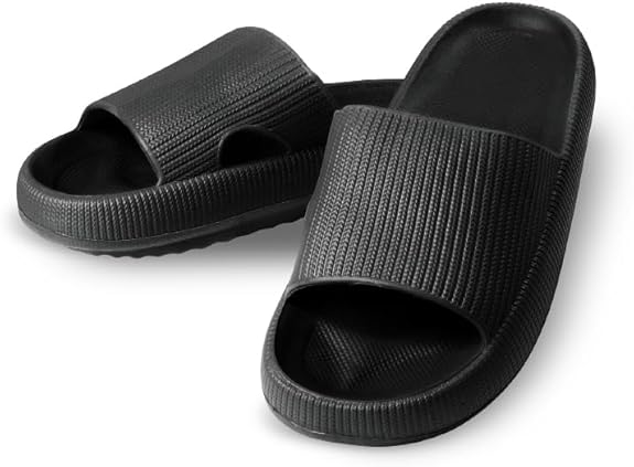 Relax Vital Wolken Slipper, schwarz, Größe 43, Polybag / Hang Tag