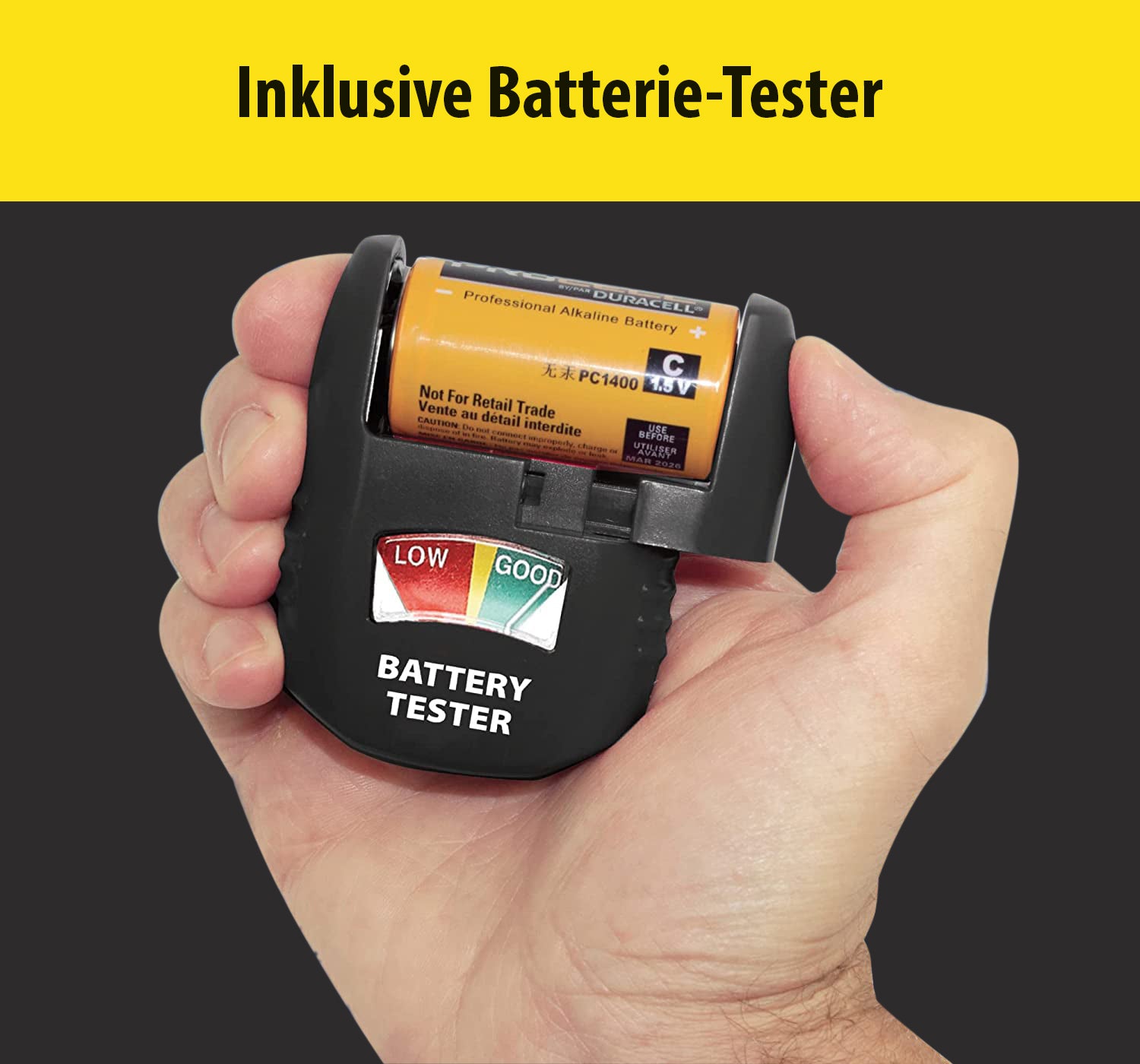Telewelt Battery Daddy für 150 Batterien