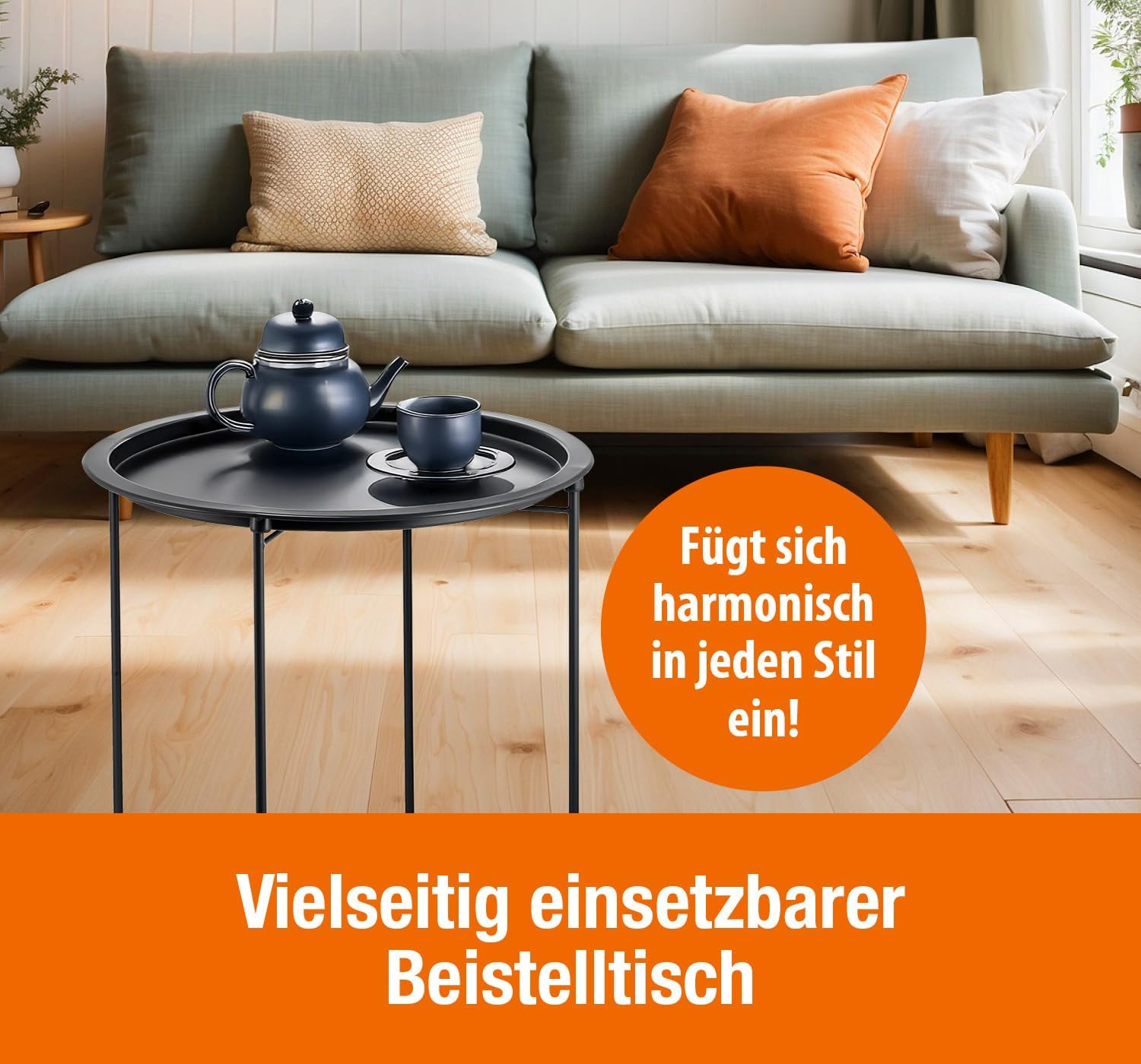 Beistelltisch klein, rund-3