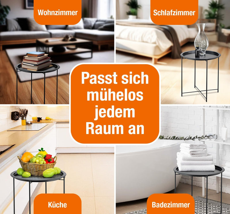 Beistelltisch klein, rund-6