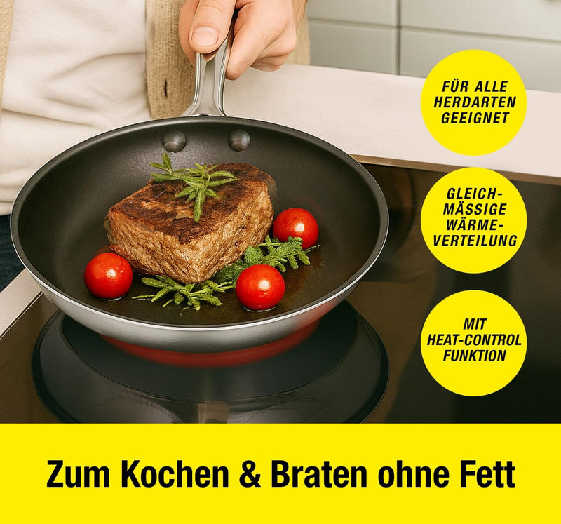 Ceraflon Elite-Pro Edelstahl Hybrid Pfanne 20 cm-6