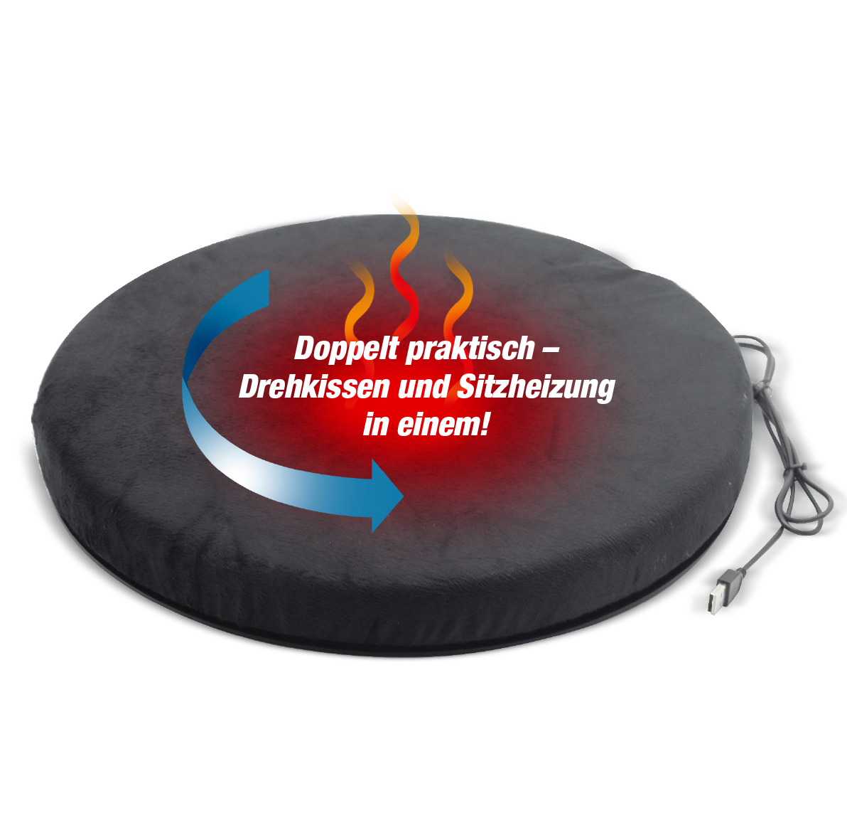Relax Vital Dreh-Sitzkissen 2in1 mit Wärmefunktion-1