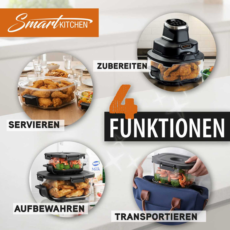 Smart Kitchen 4 in 1 Glass Air Cooker-4