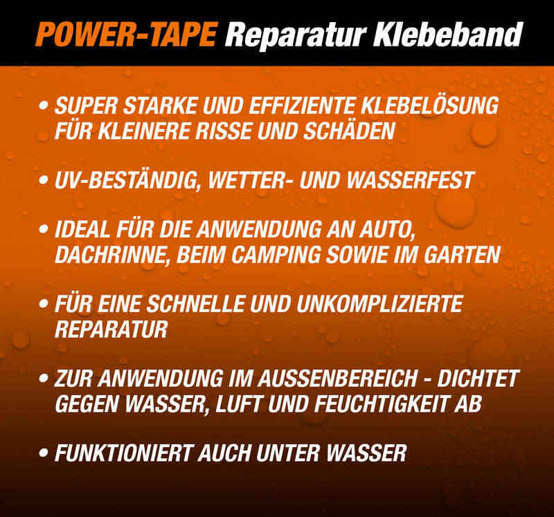 Smart Tool Reparatur Klebeband 10x300cm weiß-2