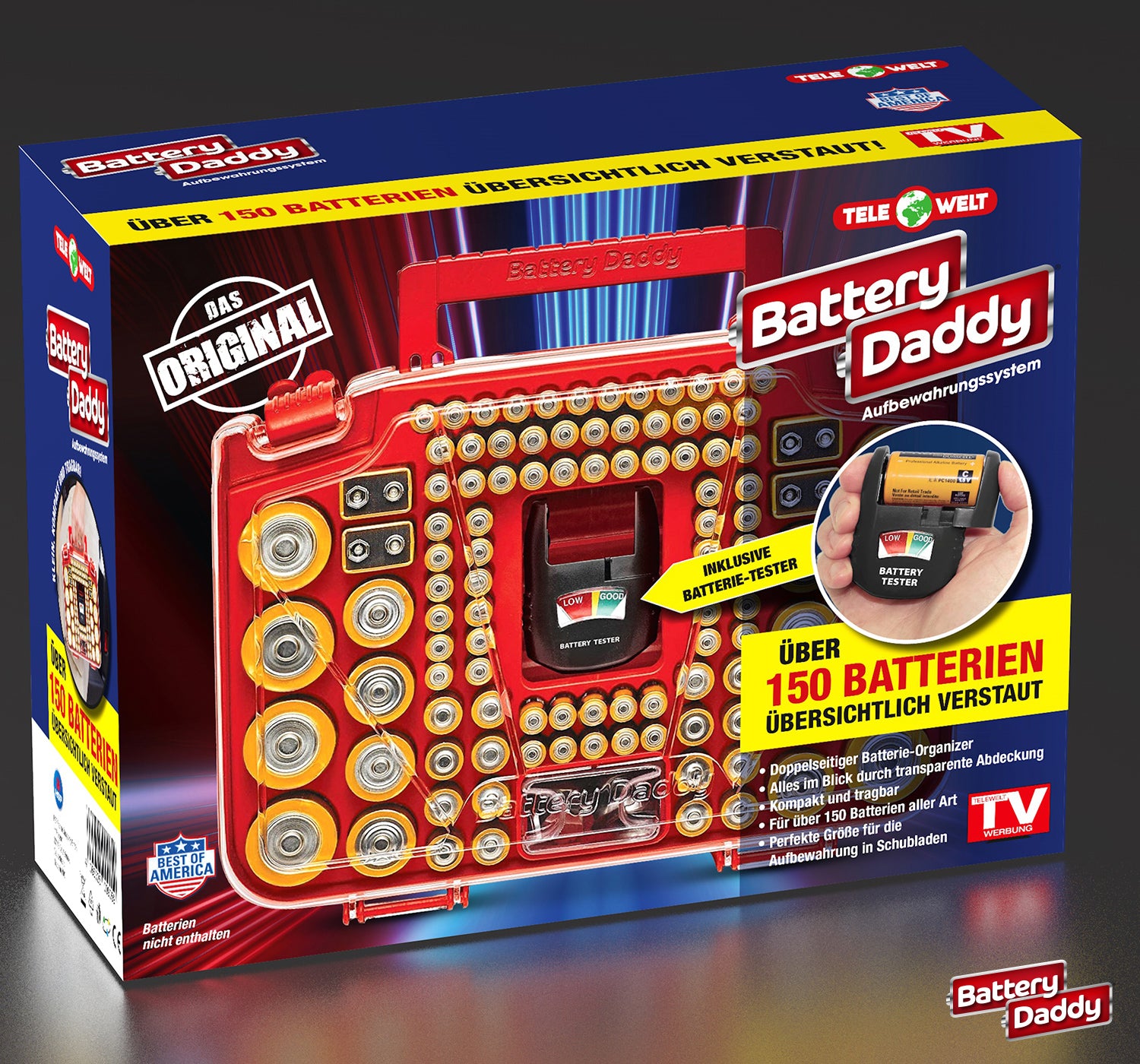 Telewelt Battery Daddy für 150 Batterien-7