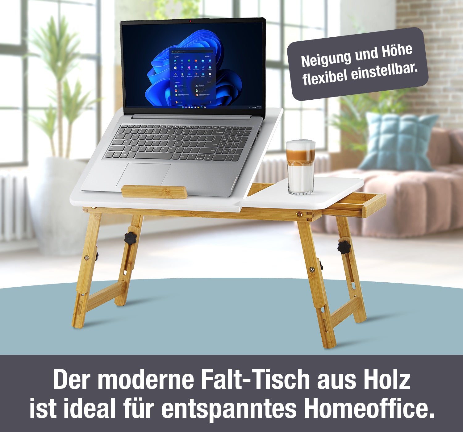 Telewelt Falttisch aus Holz